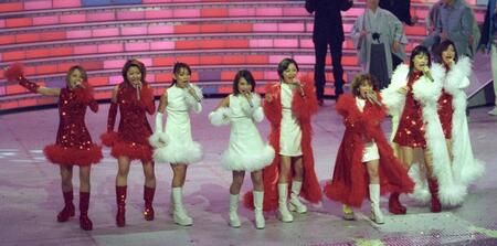 １９９９年、ＮＨＫ紅白歌合戦に出場したモーニング娘。