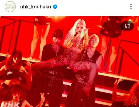 圧巻のちゃんみなのステージ。ＮＨＫ紅白の公式インスタグラム＠ｎｈｋ＿ｋｏｕｈａｋｕより 