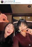 清川あさみ氏のインスタグラム＠ａｓａｍｉ＿ｋｉｙｏｋａｗａ８（１月２２日付）より