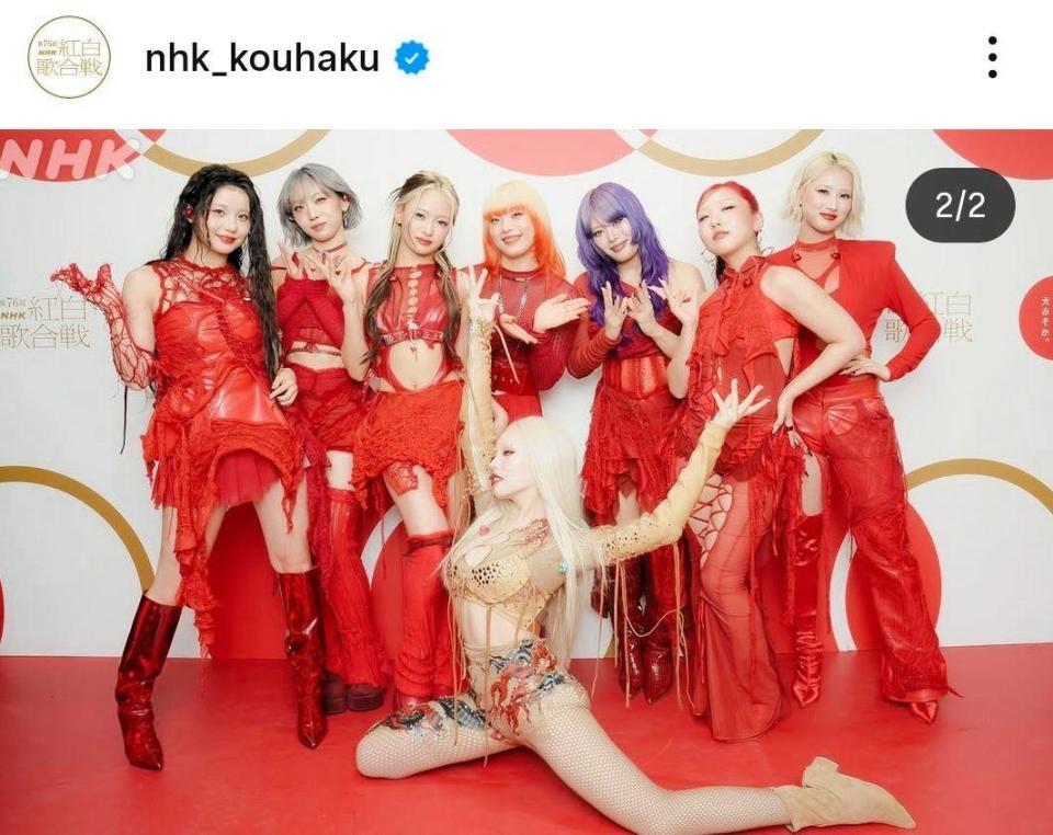 ＮＨＫ紅白の公式インスタグラム＠ｎｈｋ＿ｋｏｕｈａｋｕより 