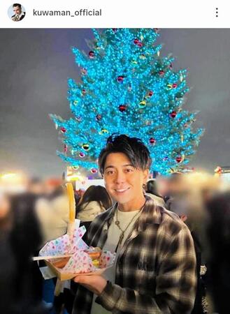 次男・桑野将春を紹介した桑野信義のインスタグラム＠ｋｕｗａｍａｎ＿ｏｆｆｉｃｉａｌより