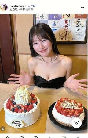 原つむぎインスタグラム＠ｈａｒａｔｓｕｍｕｇｉ