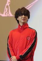 「迷宮のしおり」舞台あいさつに出席したｔｉｍｅｌｅｓｓの寺西拓人