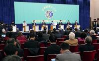 　衆院選公示を前に、与野党の７党首らが参加して行われた討論会