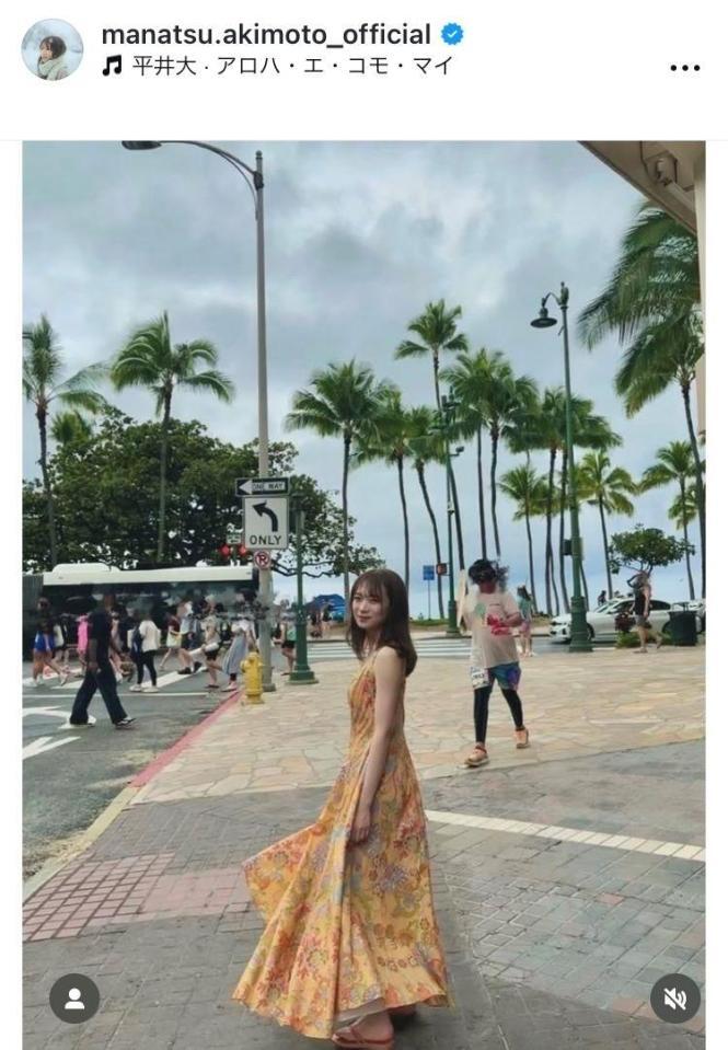 秋元真夏のインスタグラム＠ｍａｎａｔｓｕ．ａｋｉｍｏｔｏ＿ｏｆｆｉｃｉａｌから