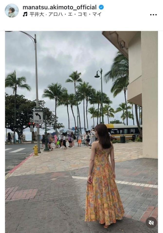 秋元真夏のインスタグラム＠ｍａｎａｔｓｕ．ａｋｉｍｏｔｏ＿ｏｆｆｉｃｉａｌから