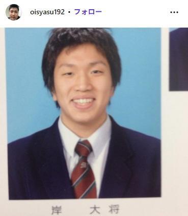 きしたかの岸のインスタグラム（＠ｏｉｓｙａｓｕ１９２）より