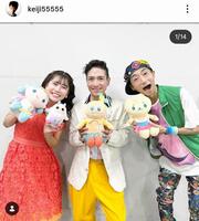 最後の投稿となった昨年１０月３０日付の関沢圭司さん（右）のインスタグラム＠ｋｅｉｊｉ５５５５５より。同２６日に和歌山でのコンサート出演を笑顔で報告していた