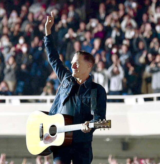ブライアン・アダムス 武道館で3年ぶり来日公演「コンバンハ」と