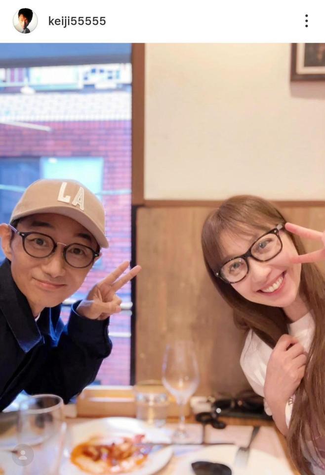 親交があった元「うたのおねえさん」はいだしょうこと。昨年１０月１４日付の関沢圭司さんのインスタグラムｋｅｉｊｉ５５５５５より