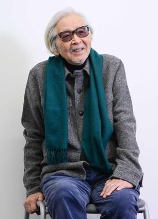 　受賞の喜びを語る山田洋次監督（撮影・伊藤笙子）