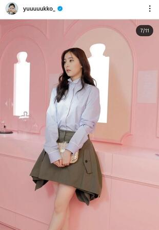 新木優子のインスタグラム＠ｙｕｕｕｕｕｋｋｏ＿（１月２１日付）より