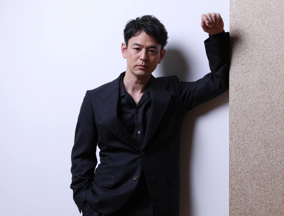 主演男優賞に輝いた妻夫木聡（撮影・佐々木彰尚）