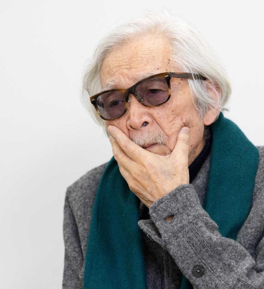 受賞作「ＴＯＫＹＯタクシー」の撮影を振り返る山田洋次（撮影・伊藤笙子）