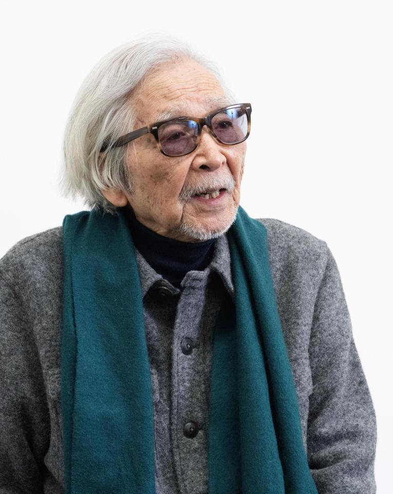 映画「ＴＯＫＹＯタクシー」で４４年ぶりの監督賞を受賞し、喜びを語る山田洋次（撮影・伊藤笙子）