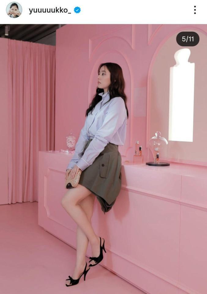 新木優子のインスタグラム＠ｙｕｕｕｕｕｋｋｏ＿（１月２１日付）より