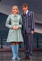 星組新人公演「恋する天動説」に主演した大希颯（右）と碧羽陽