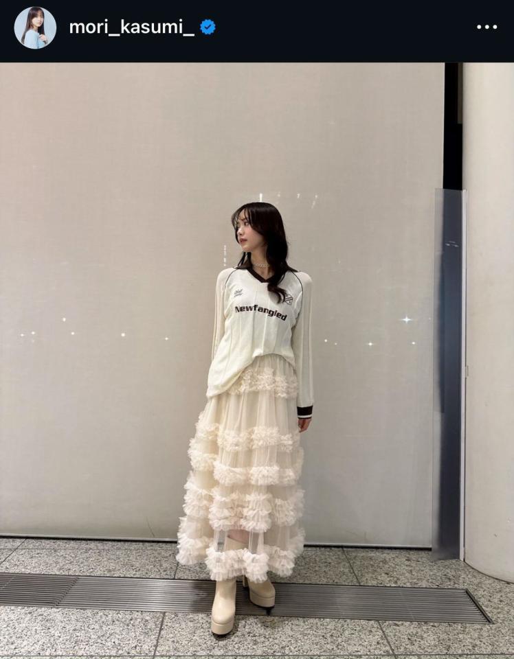 森香澄のインスタグラム＠ｍｏｒｉ＿ｋａｓｕｍｉ＿から