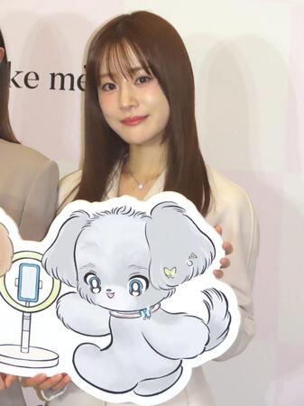 発表会に出席した福岡みなみ＝東京・港区