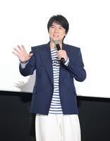 完成披露上映会に登壇した福山雅治（撮影・石井剣太郎）