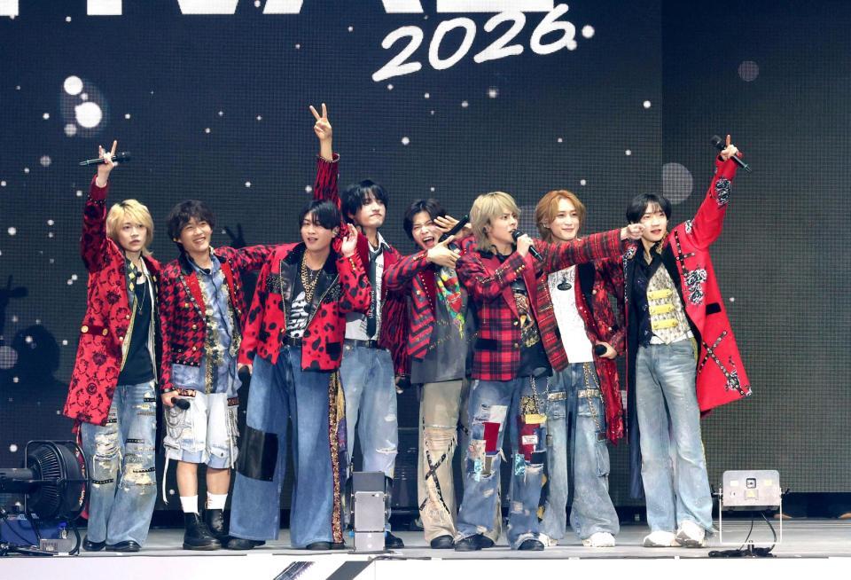 バンドサウンドで盛り上げたＢ＆ＺＡＩ（撮影・伊藤笙子）