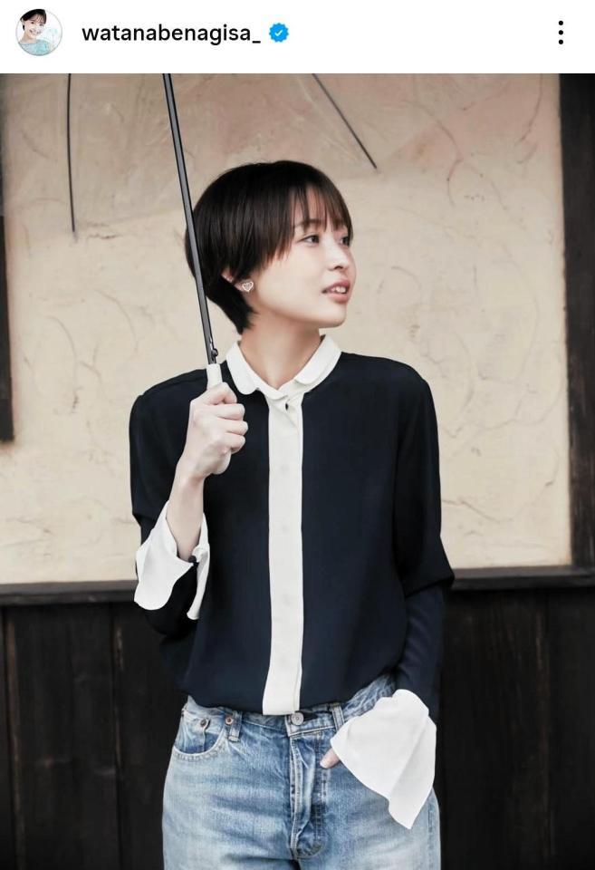 渡邊渚のインスタグラム＠ｗａｔａｎａｂｅｎａｇｉｓａ＿（１月２９日付）より