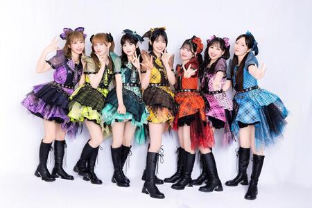 （左から）仲川瑠夏、早瀬ノエル、櫻井優衣、鎮西寿々歌、月足天音、松本かれん、真中まな