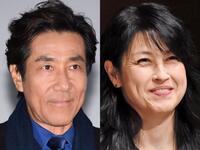 岸谷五朗（左）と岸谷香夫妻