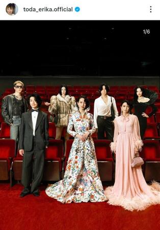 戸田恵梨香のインスタグラム＠ｔｏｄａ＿ｅｒｉｋａ．ｏｆｆｉｃｉａｌ（２月１日付）より
