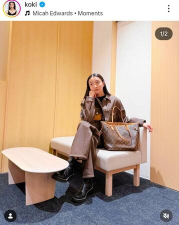 Ｋｏｋｉ，のインスタグラム＠ｋｏｋｉより