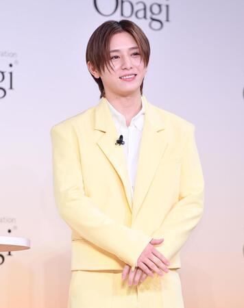 イベントで笑顔をふりまく山田涼介（撮影・開出牧）