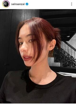 安斉星来インスタグラム（＠ｓｅｉｒａａｎｚａｉ）より