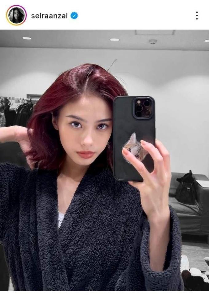 安斉星来インスタグラム（＠ｓｅｉｒａａｎｚａｉ）より