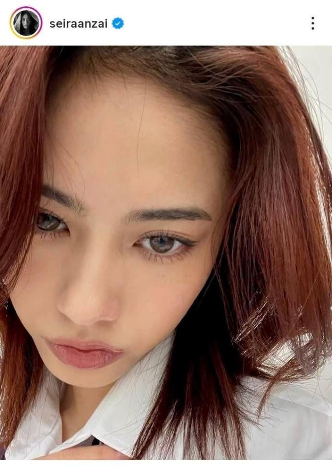 安斉星来インスタグラム（＠ｓｅｉｒａａｎｚａｉ）より