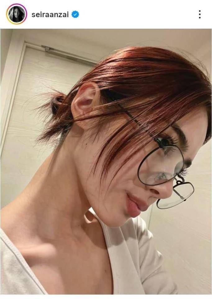 安斉星来インスタグラム（＠ｓｅｉｒａａｎｚａｉ）より