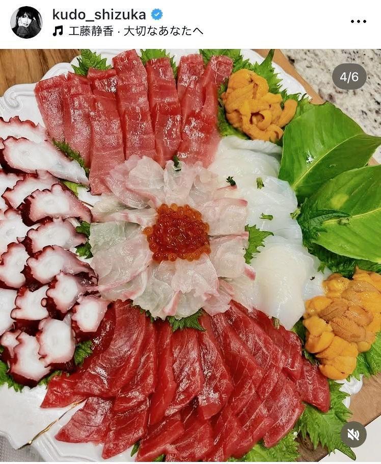 工藤静香のインスタグラム＠ｋｕｄｏ＿ｓｈｉｚｕｋａより 