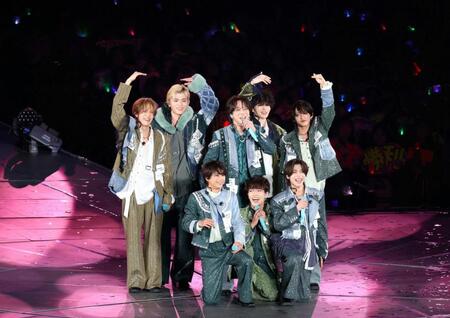 　新体制後初のドームツアーを完走したｔｉｍｅｌｅｓｚ（撮影・伊藤笙子）