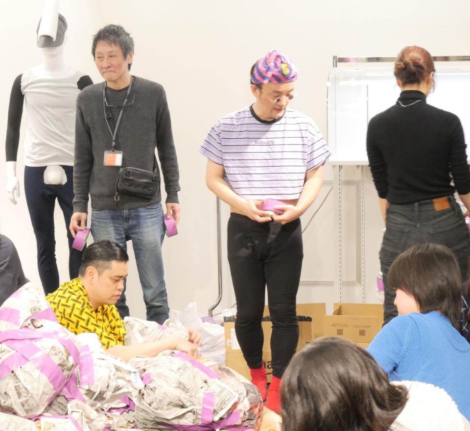 「巨大ギンモ」をファンと制作するななまがり