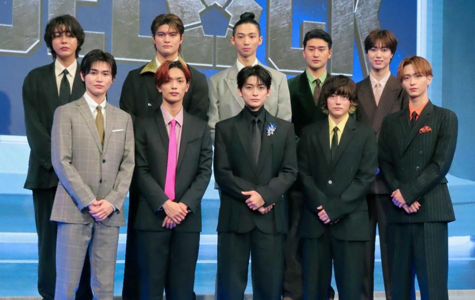 　（前列左から）西垣匠、高橋恭平、高橋文哉、櫻井海音、野村康太（後列同）倉悠貴、石川雷蔵、橘優輝、岩永丞威、櫻井佑樹