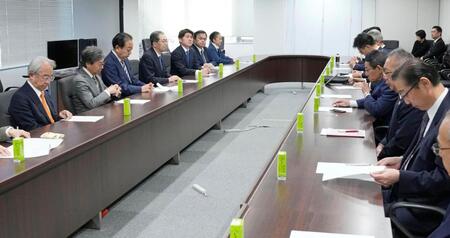 中道改革連合の執行役員会＝９日