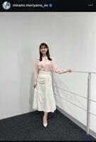 森山みなみアナのインスタグラム＠ｍｉｎａｍｉ．ｍｏｒｉｙａｍａ＿ｅｘから
