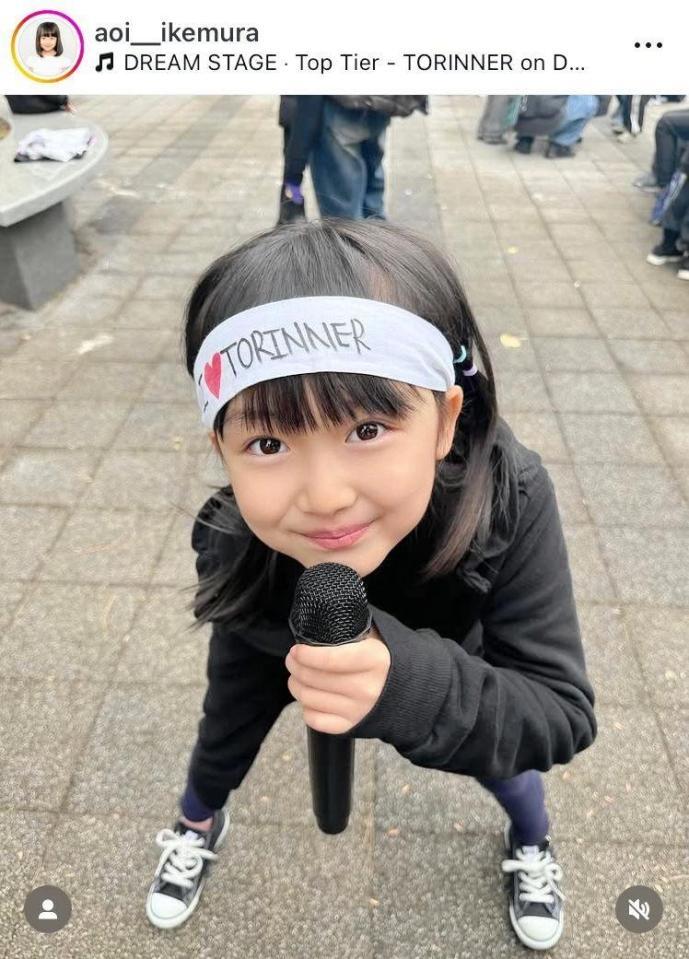 いろはちゃん、髪伸びた？？「ＤＲＥＡＭ　ＳＴＡＧＥ」に出演した池村碧彩のインスタグラム＠ａｏｉ＿＿ｉｋｅｍｕｒａより