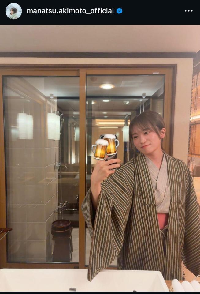 秋元真夏のインスタグラム＠ｍａｎａｔｓｕ．ａｋｉｍｏｔｏ＿ｏｆｆｉｃｉａｌから