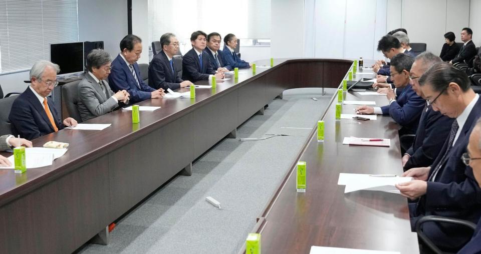 中道改革連合の執行役員会＝９日