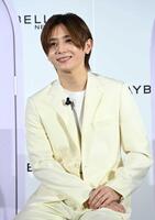 メイベリン　ニューヨークのジャパンアンバサダー発表会に出席した山田涼介（撮影・持木克友）