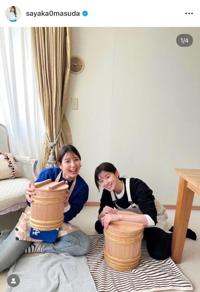 桝田沙也香アナウンサー公式インスタグラム＠ｓａｙａｋａ０ｍａｓｕｄａより