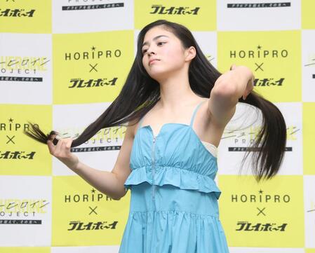 グランプリに輝いた清埜きり（撮影・石井剣太郎）