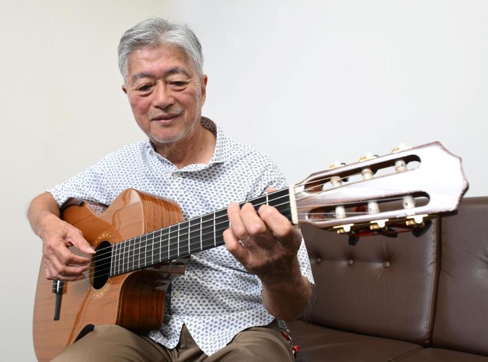 ボサノバへの思いを語った木村純（撮影・堀内翔）