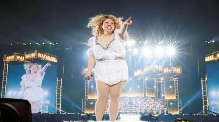 　ビヨンセのネタを披露する渡辺直美（ｃ）渡辺直美（２０）ｉｎ　東京ドーム