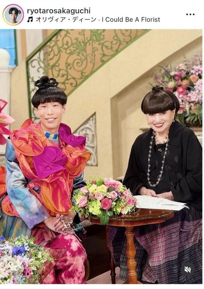 坂口涼太郎のインスタグラム（ｒｙｏｔａｒｏｓａｋａｇｕｃｈｉ）より